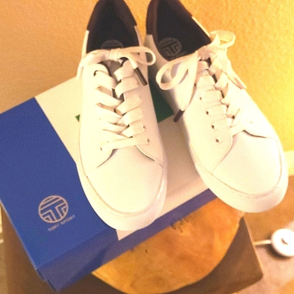 Tory Burch Shoes - NWOT..Tory Burch white sneakers